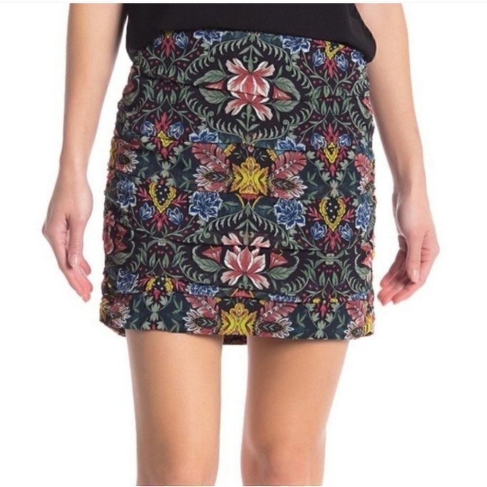 Rebecca Minkoff Adalynn Shirred skirt